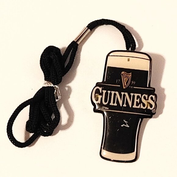 RARE GUINNESS Light Up Lanyard Neck Hanging St. Patrick's Decor Wearable Stout - Picture 1 of 4